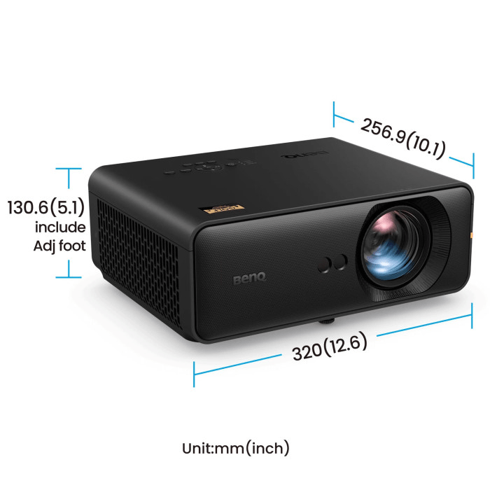 Angled view of BenQ AH500ST 1080p Short Throw Projector - 3,500 Lumens - ALLBGT