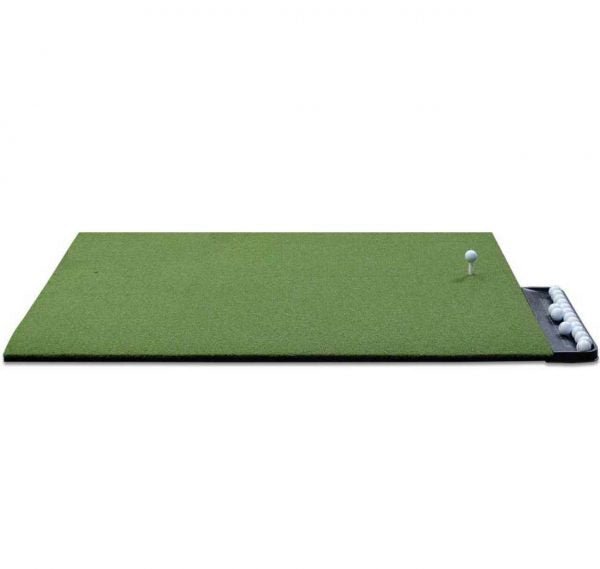 Big Moss C-Series DIY Pro golf enclosure kit with 9ft ceiling hitting mat for indoor golf simulator setup - ALLBGT