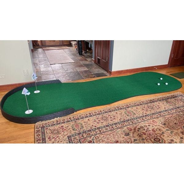 Big Moss The Augusta EX Pro Putting Green - indoor golf mat for professional putting practice and accuracy training - ALLBGT
