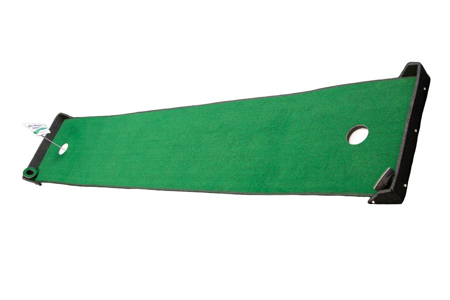 Side angle of Big Moss TW Series 10 - portable golf putting green for home or office practice - ALLBGT