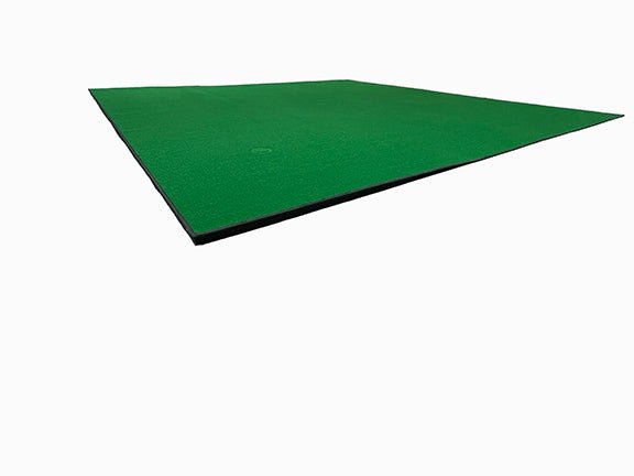 "Angled view of Big Moss V2 GST Putting Studio showing smooth turf surface for Carl's Place DIY Enclosure - ALLBGT"