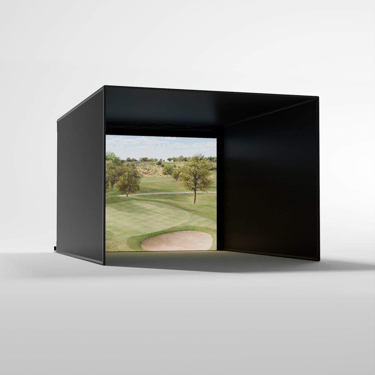 Carl’s Place 15’ Pro Golf Simulator Enclosure Kit – 9x12 Premium Impact Screen - ALLBGT