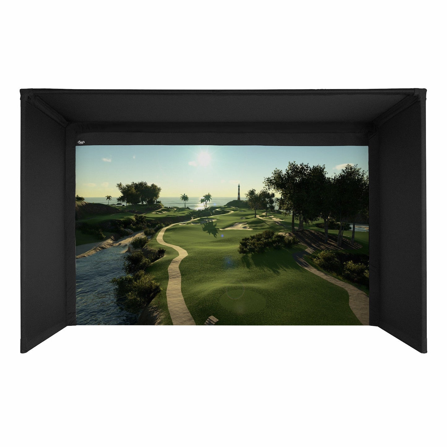Carl’s Place 15’ Pro Golf Simulator Enclosure Kit – 9x12 Premium Impact Screen - ALLBGT