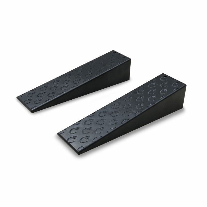 Pair of Carl’s Place Adjustable Wedges for golf mats - durable black leveling blocks - ALLBGT