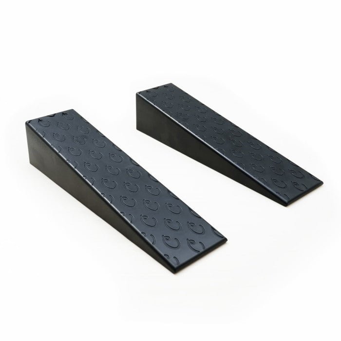 Carl’s Place Adjustable Wedges, Set of 2 - black foam incline blocks for golf simulator setup - ALLBGT
