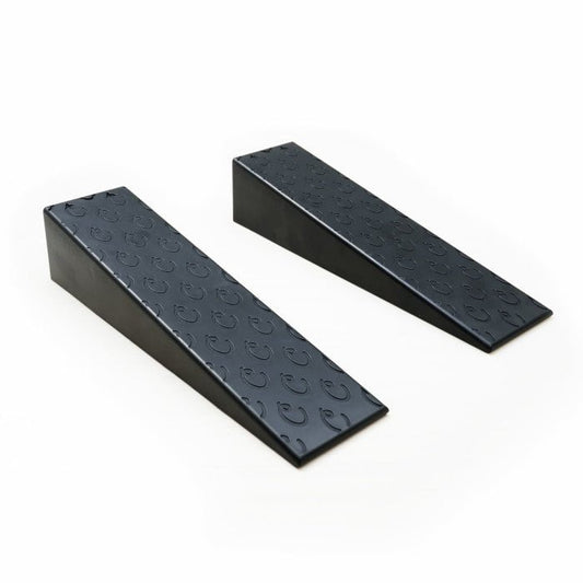 Carl’s Place Adjustable Wedges, Set of 2 - black foam incline blocks for golf simulator setup - ALLBGT