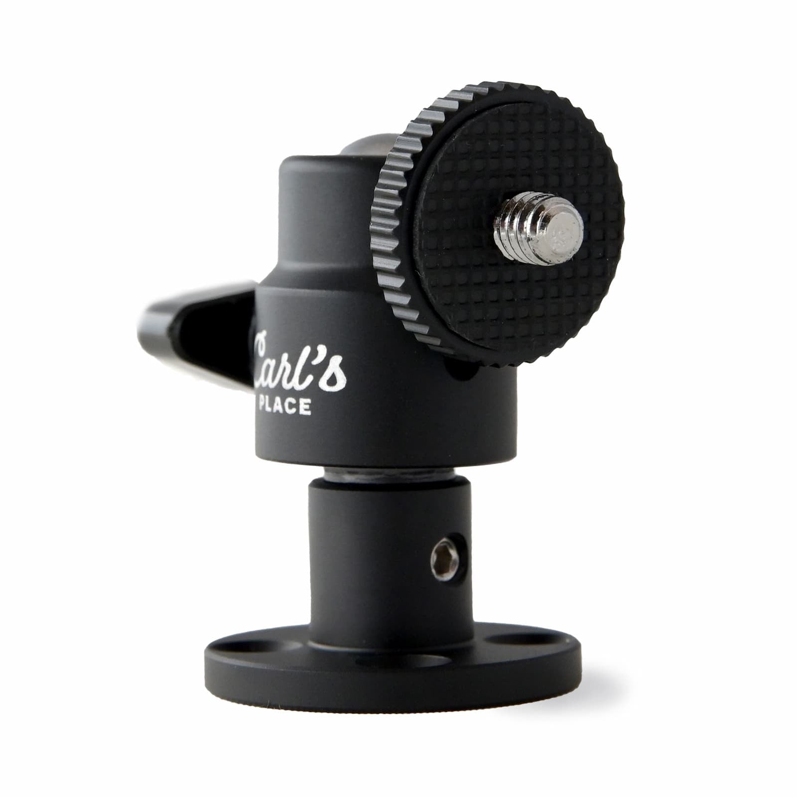 Carl’s Place Camera Wall Mount side view - durable black mount for swing analysis - ALLBGT