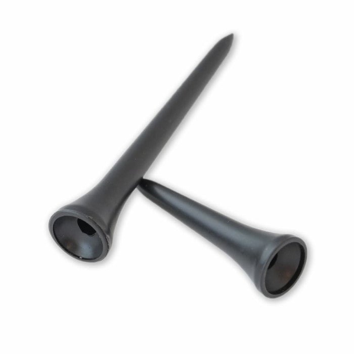 Carl’s Place rubber black driver tees for golf simulator practice - durable and reusable design, pack of 50 - ALLBGT