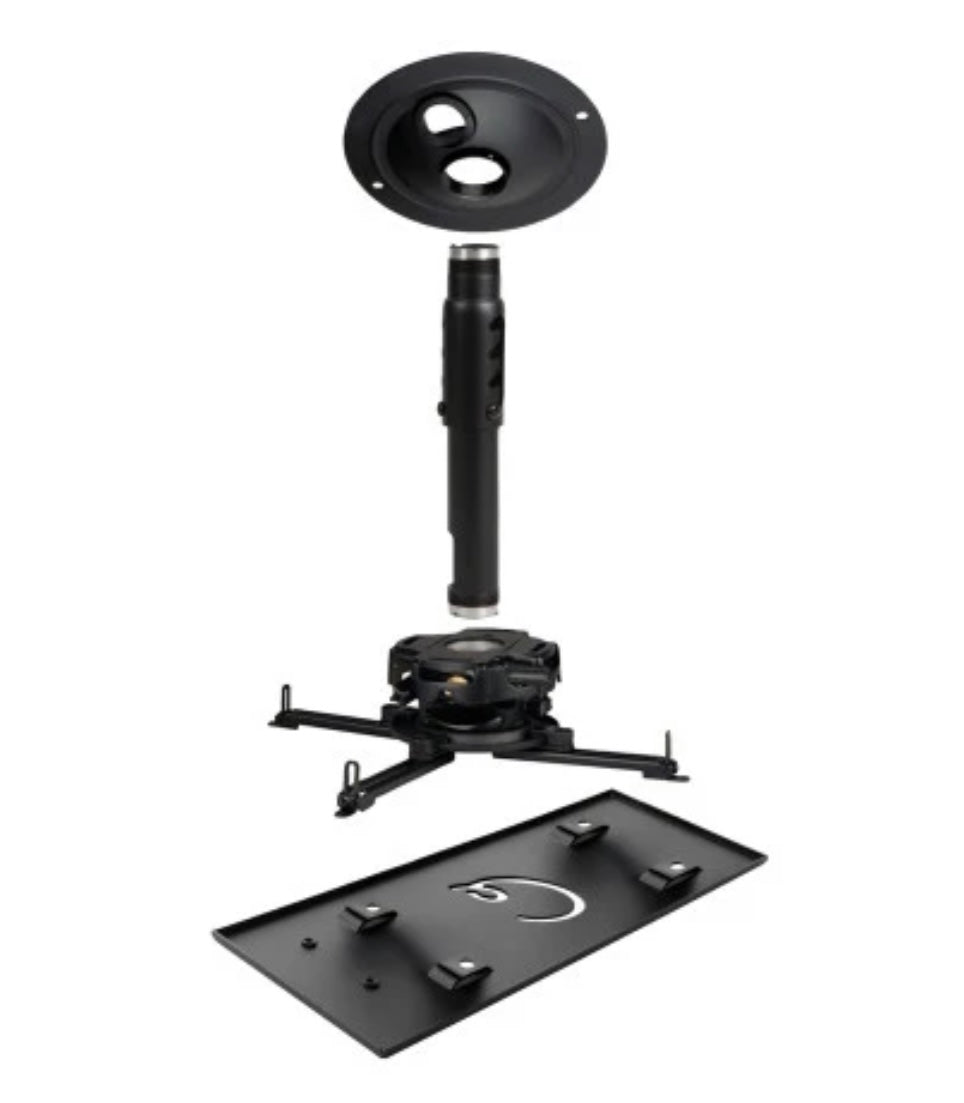 Carl’s Place Launch Monitor Ceiling Drop-Mount Kit with adjustable pole and bracket for simulator setup - ALLBGT