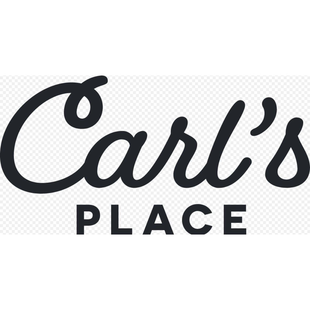 "Carl's Place Logo representing premium golf simulator enclosures and impact screens. - ALLBGT"