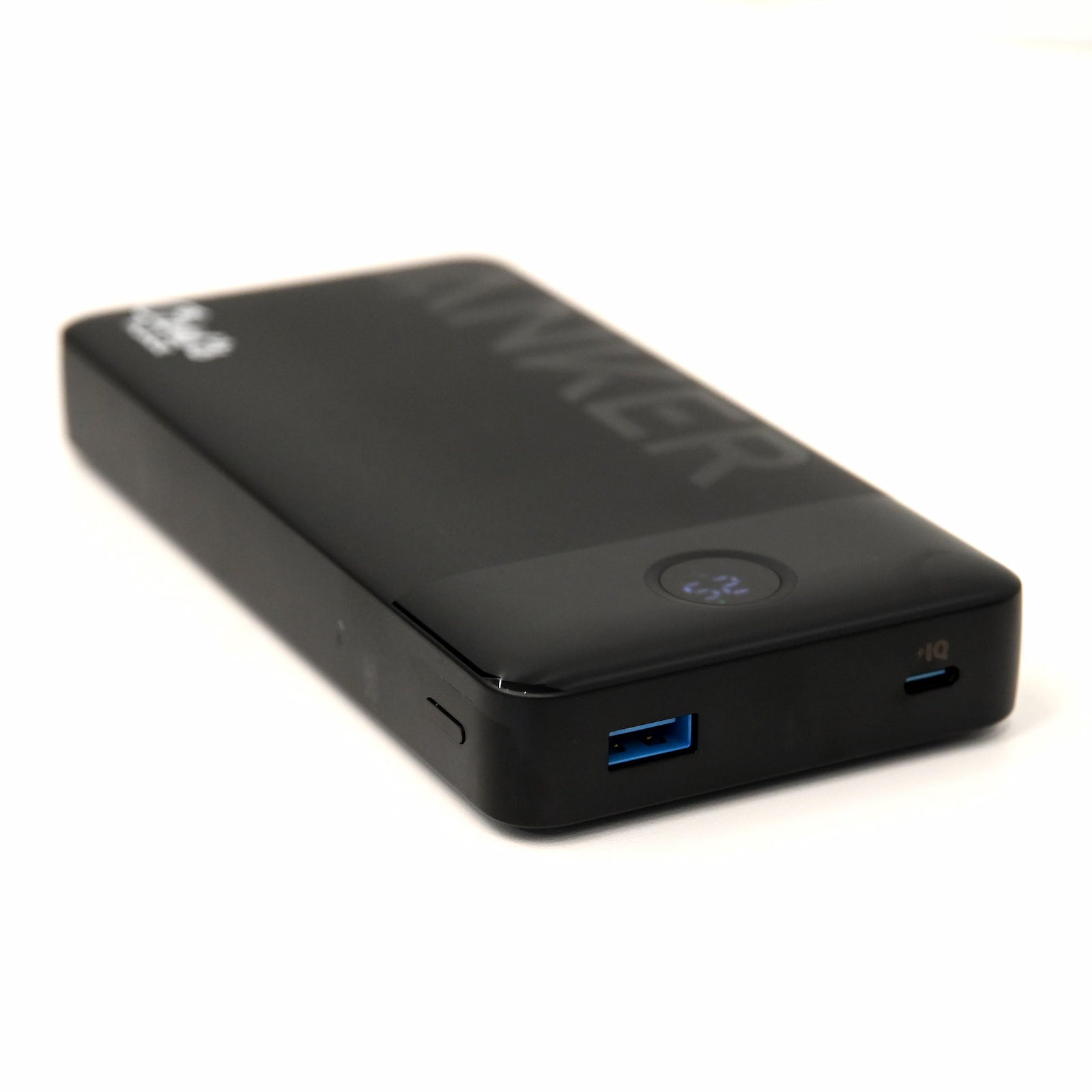 Angled shot of Carl’s Place Portable Power Bank - travel-friendly USB-C fast charging power solution - ALLBGT