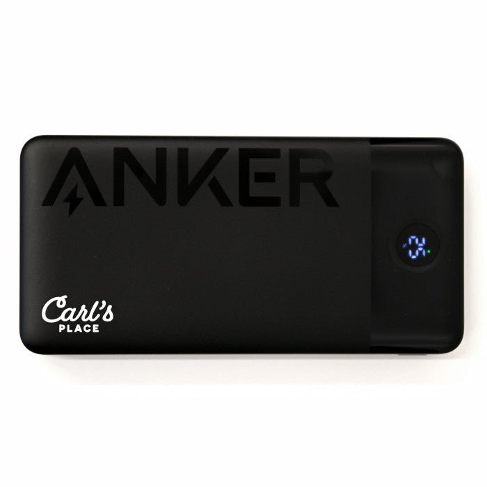 Front view of Carl’s Place Portable Power Bank - Compact battery charger for golf simulators and mobile devices - ALLBGT