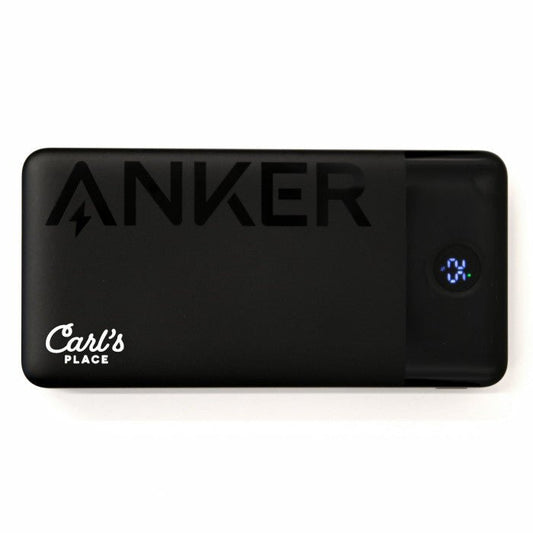 Front view of Carl’s Place Portable Power Bank - Compact battery charger for golf simulators and mobile devices - ALLBGT