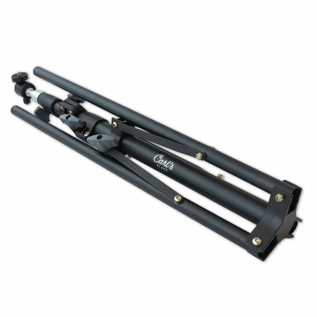 Folded Carl’s Place Tripod  showing compact, portable design for easy storage and transport - ALLBGT