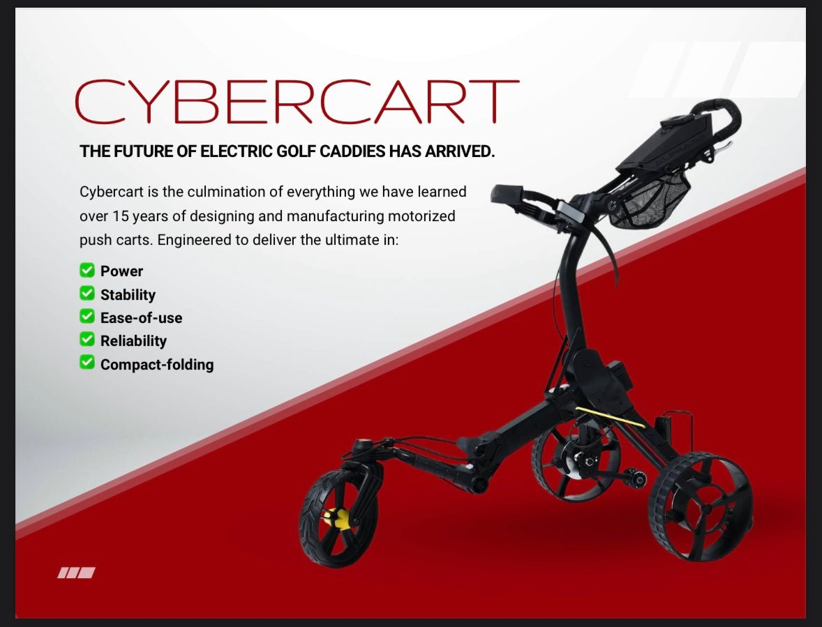 Product-only view of the CYBERCART Electric Golf Caddie - ALLBGT