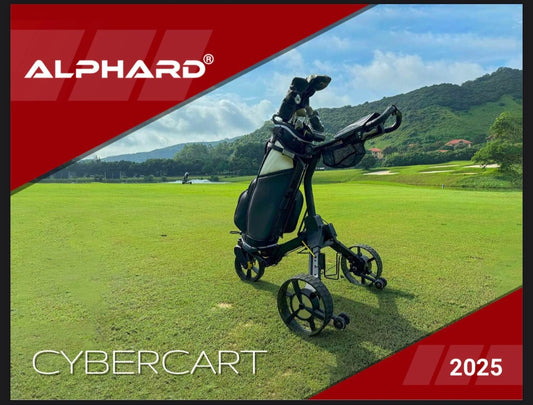Front view of the CYBERCART Electric Caddie - ALLBGT