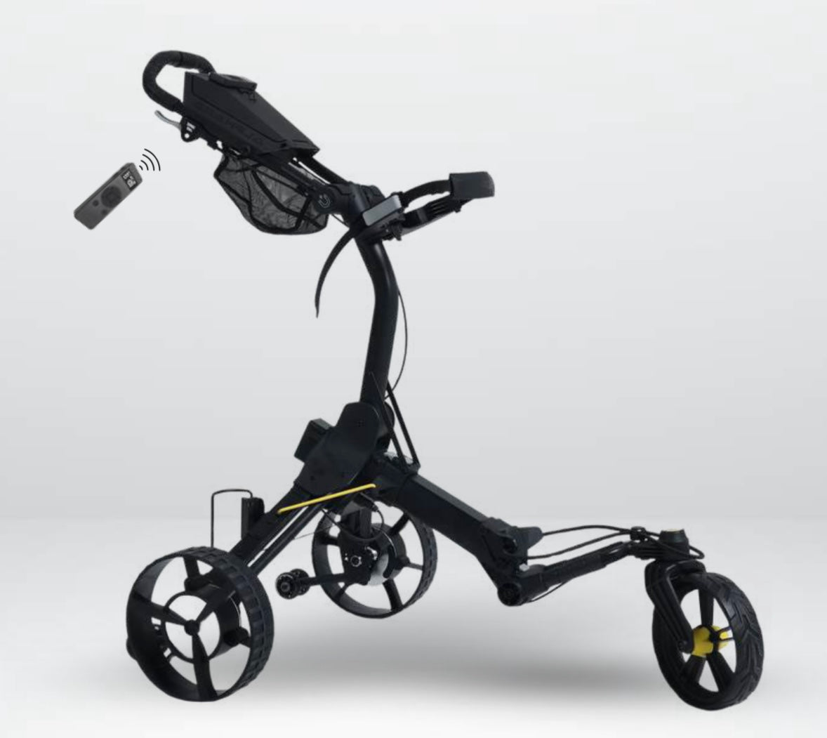 The black color CYBERCART Electric Golf Caddie - ALLBGT
