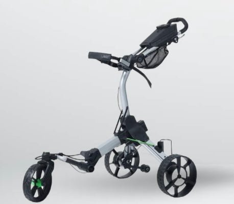 The Silver color CYBERCART Electric Golf Caddie - ALLBGT