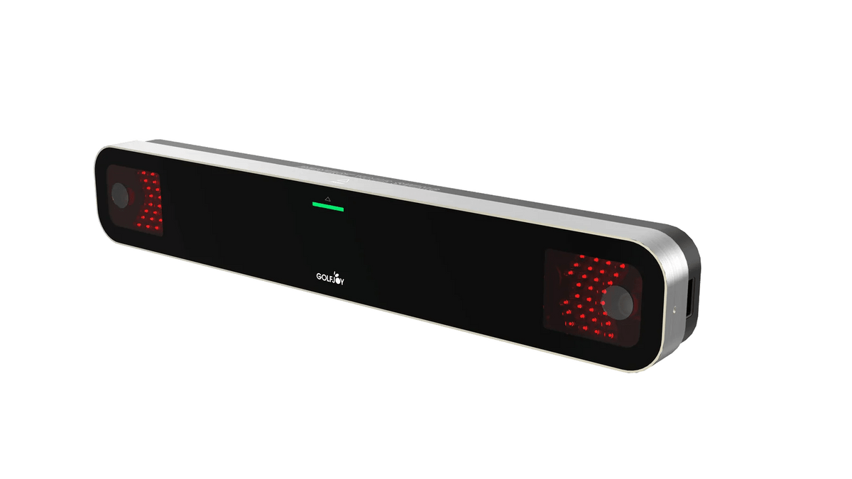 Wide shot of the GolfJoy Rigel 2 Golf Launch Monitor - ALLBGT