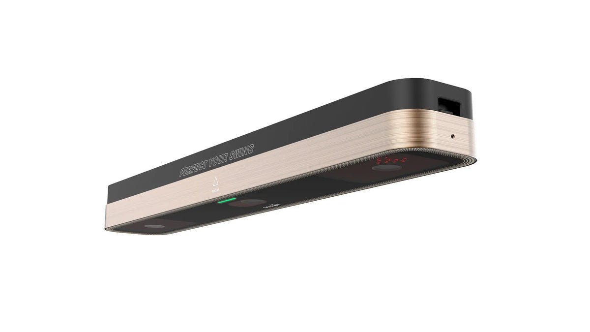 Angled view of the GolfJoy Rigel 3 Golf Launch Monitor - ALLBGT