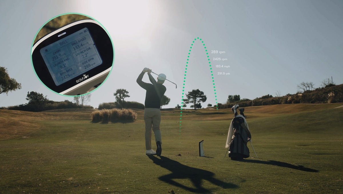 In use of the GolfJoy Spica 3 Golf Launch Monitor - ALLBGT