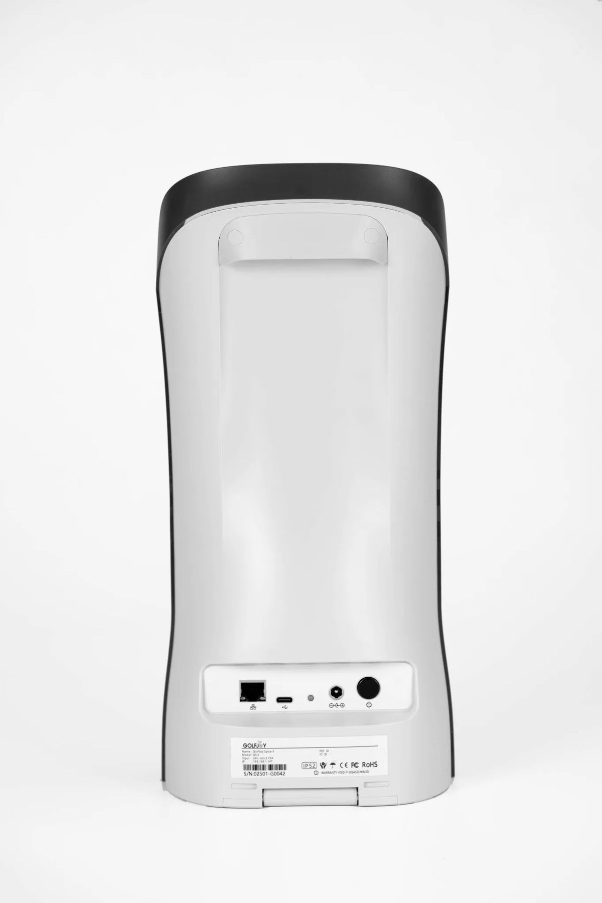 Back view of the GolfJoy Spica 3 Golf Launch Monitor - ALLBGT