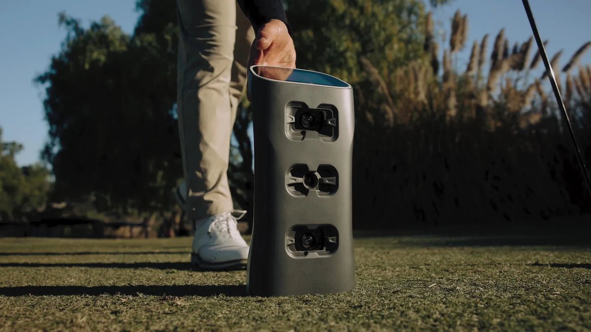 Lifestyle scene of the GolfJoy Spica 3 Golf Launch Monitor - ALLBGT