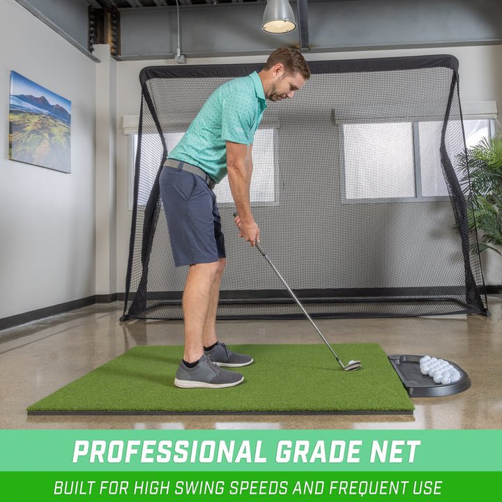 GoSports ELITE Golf Practice Net with Steel Frame 10ft - ALLBGT