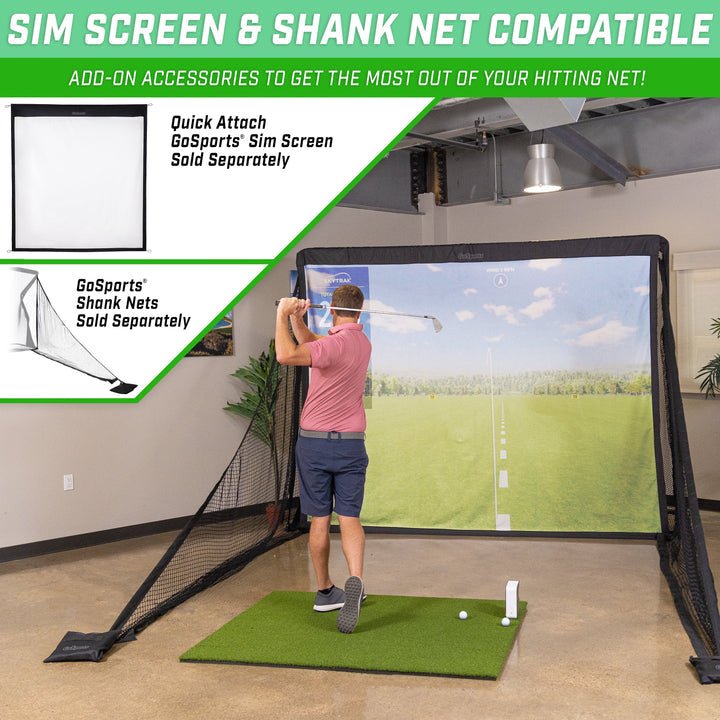 GoSports ELITE Golf Practice Net with Steel Frame 10ft - ALLBGT
