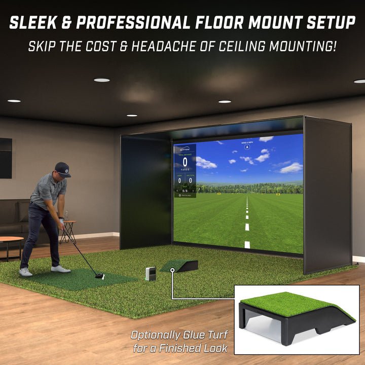 GoSports Golf Simulator Projector Cover - Floor Mounted Enclosure - ALLBGT
