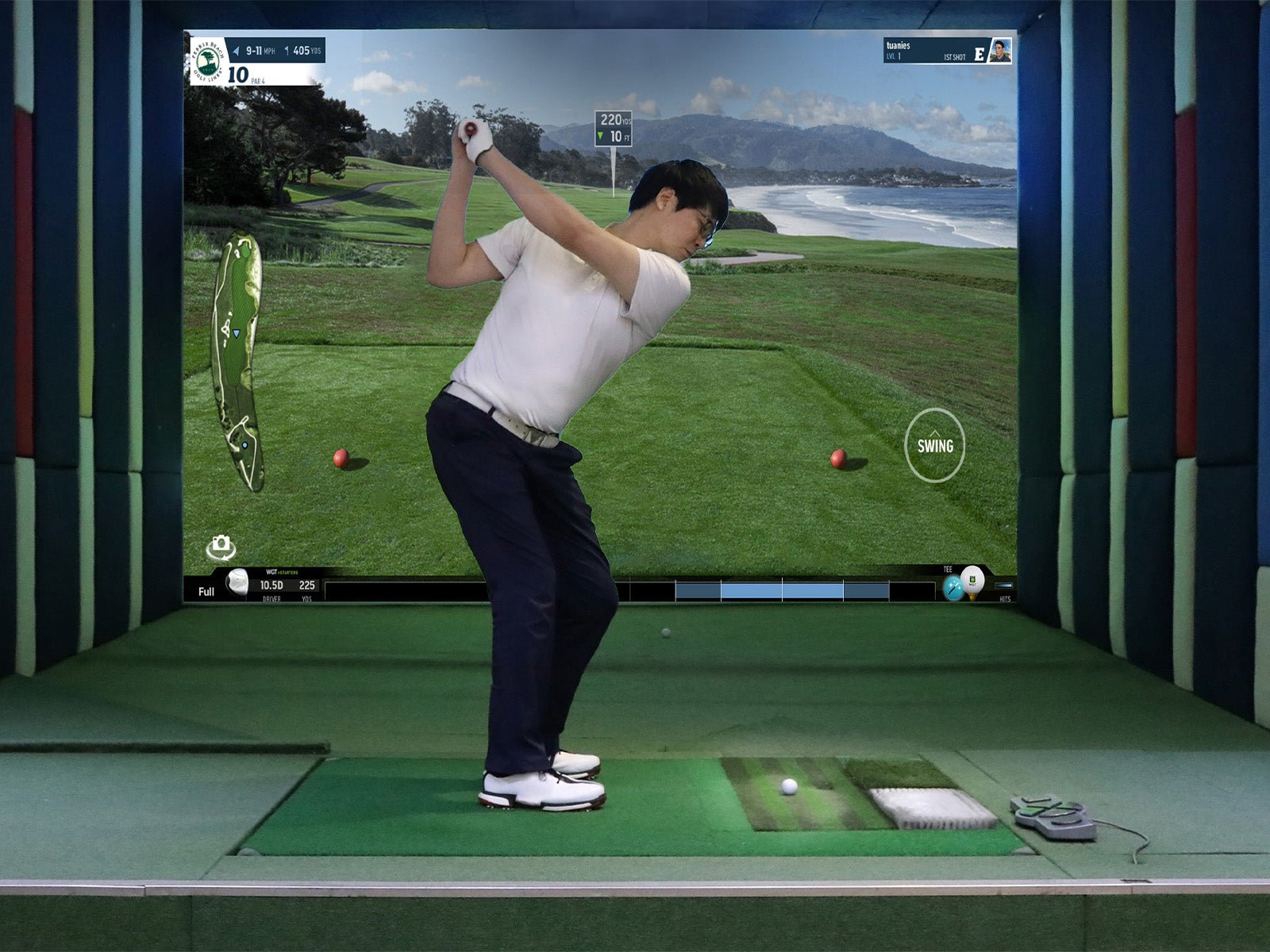 "Front view of the OPTOMA 3653RK 65-inch UHD Interactive Flat Panel Creative Touch 3 Series display showing visuals - ALLBGT"