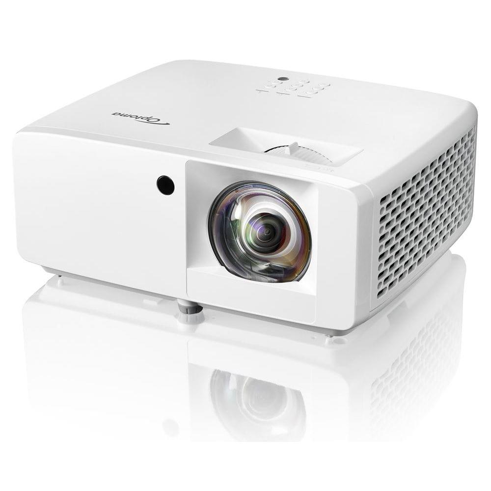 Left view of Optoma ZW350ST WXGA Short Throw Laser Projector – 3,500 Lumens, Compact & Energy Efficient - ALLBGT