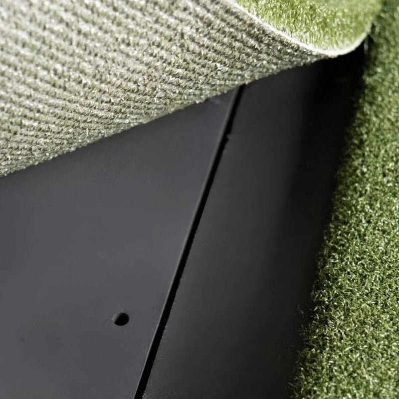 SIGPRO Super Softy golf mat underside rubber tile system modular base construction hitting strip insert