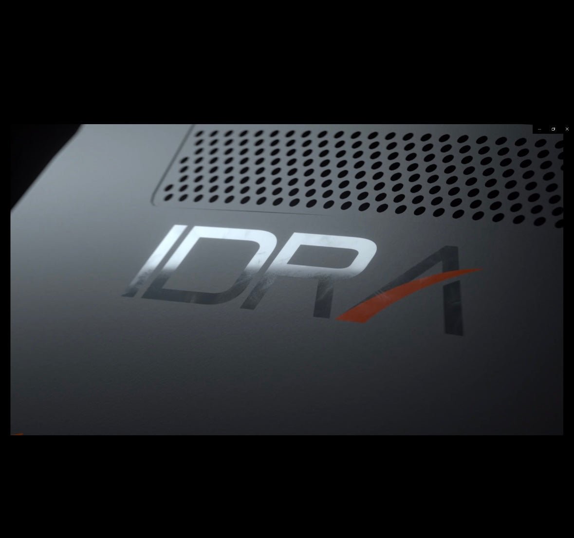 “Close-up of Golfin IDRA II Launch Monitor logo and design by Golfin featuring advanced performance sensors - ALLBGT”