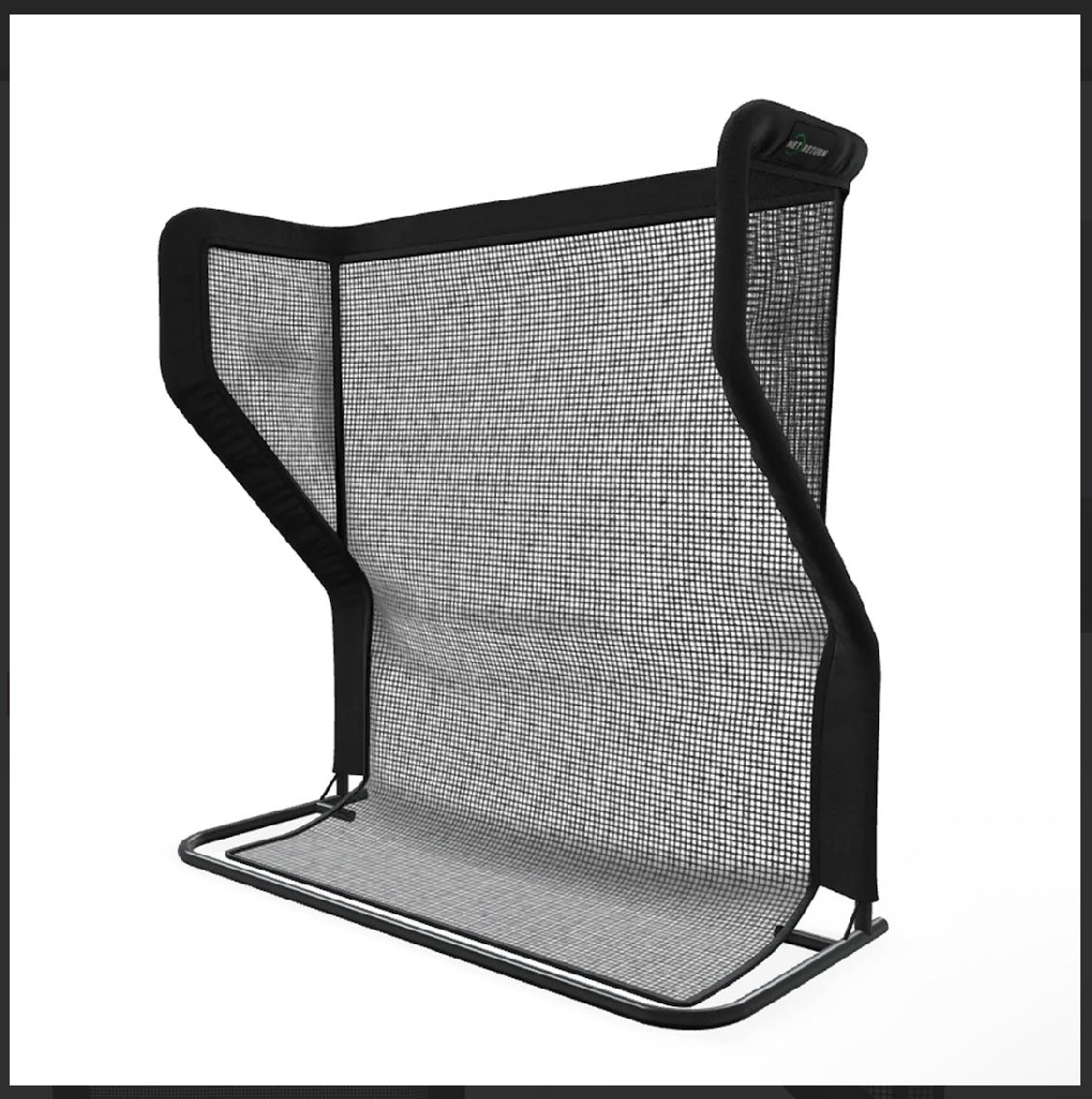 Angled front view of The Net Return Pro 8 Replacement Net - ALLBGT