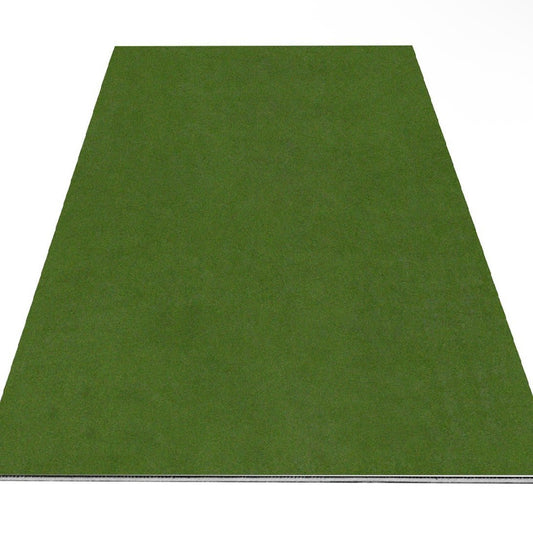 Top view of The Net Return Pro Turf 6x10 golf hitting mat for home simulator and indoor practice - ALLBGT
