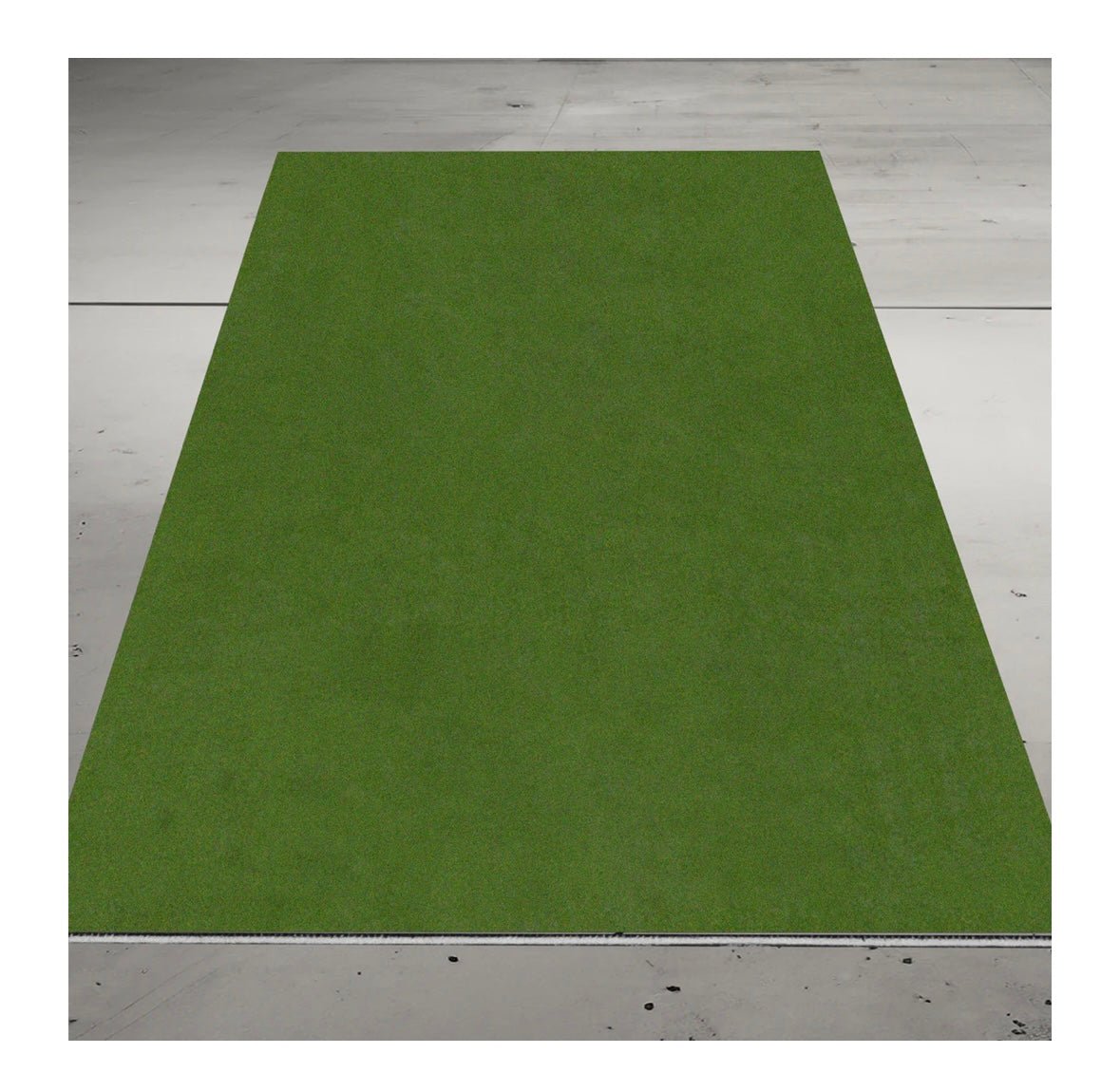 Top view of The Net Return Pro XL Golf Turf Mat for indoor and outdoor golf simulator setups - ALLBGT