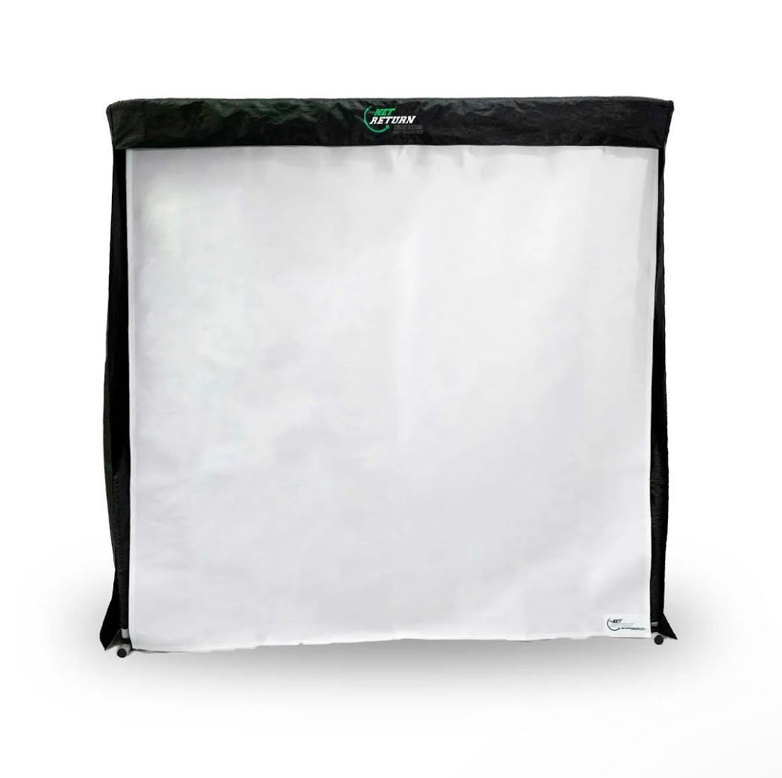 Front view of The Net Return Pro 8 Simulator Kit setup for golf projection training - ALLBGT
