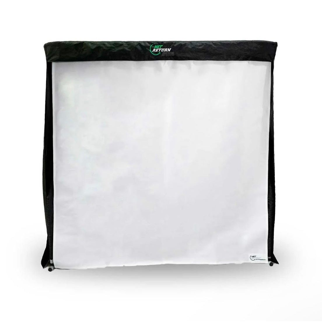 Front view of The Net Return Pro 8 Simulator Kit setup for golf projection training - ALLBGT