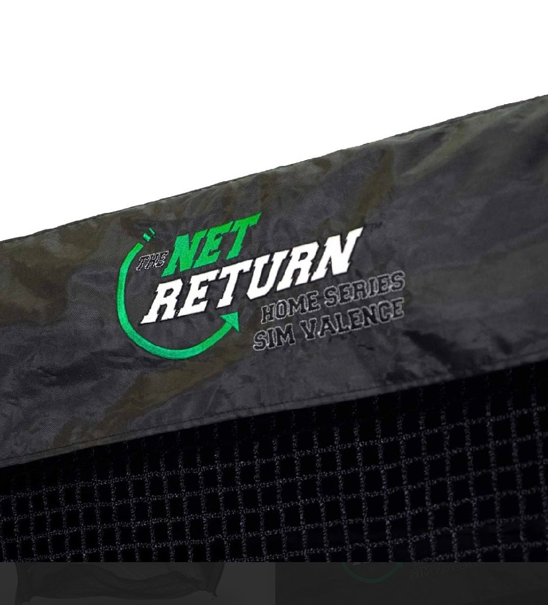 The Net Return Pro XL Golf Simulator Valence - premium black enclosure cover -  ALLBGT
