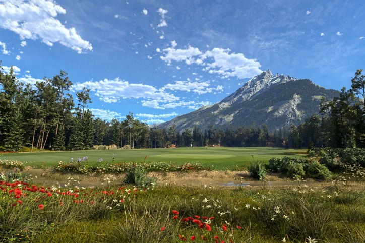 "Data interface of the TruGolf Starter 10 Golf Simulator displaying swing speed, ball spin, and shot analysis - ALLBGT"