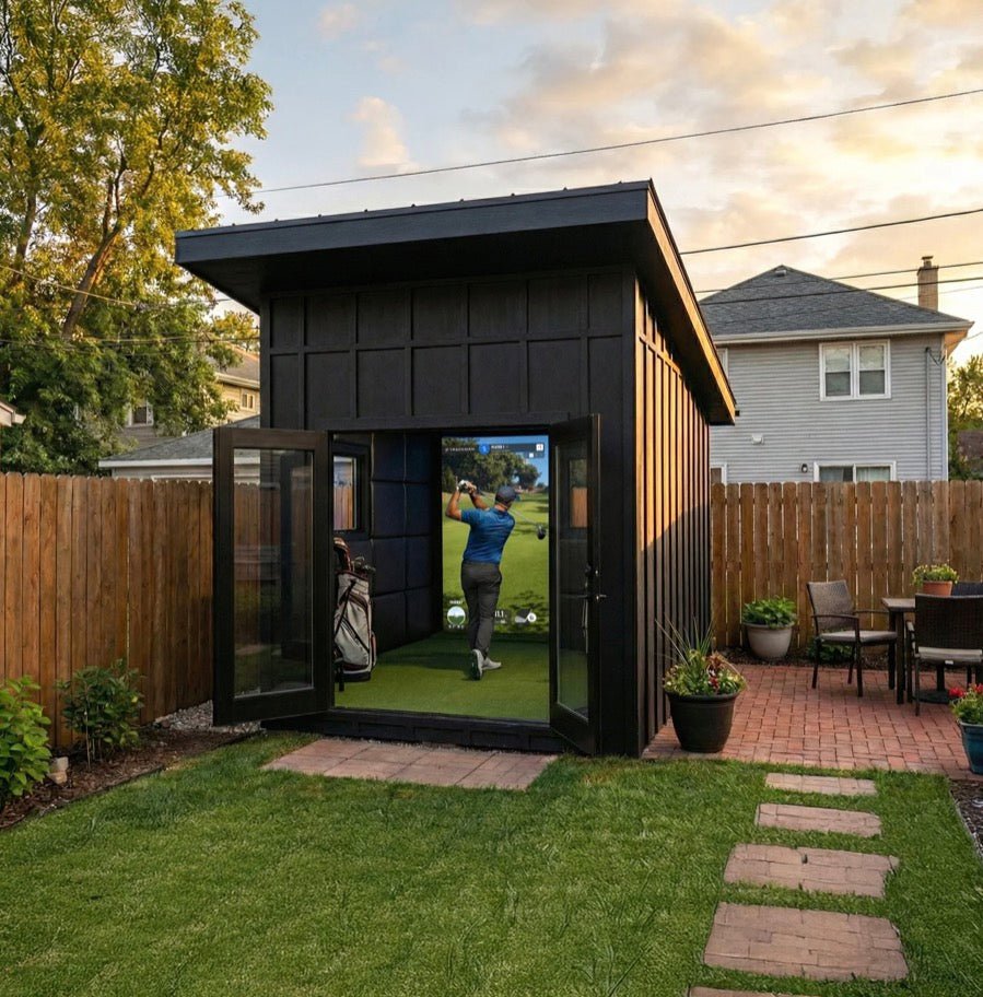 Golf Simulator Sheds: Costs, Sizes, Plans & Backyard Setup Ideas - ALLBGT