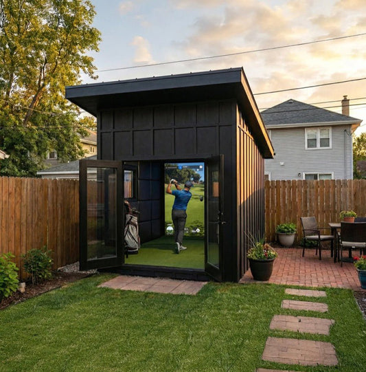 Golf Simulator Sheds: Costs, Sizes, Plans & Backyard Setup Ideas - ALLBGT