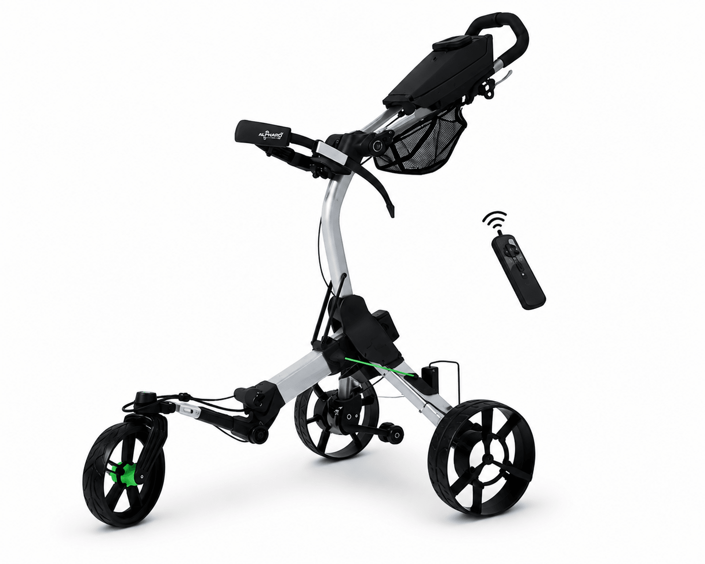 Alphard Cybercart Silver Electric Golf Caddie | ALLBGT