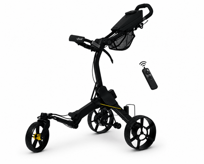 Alphard Cybercart Black Electric Golf Caddie | with remote control