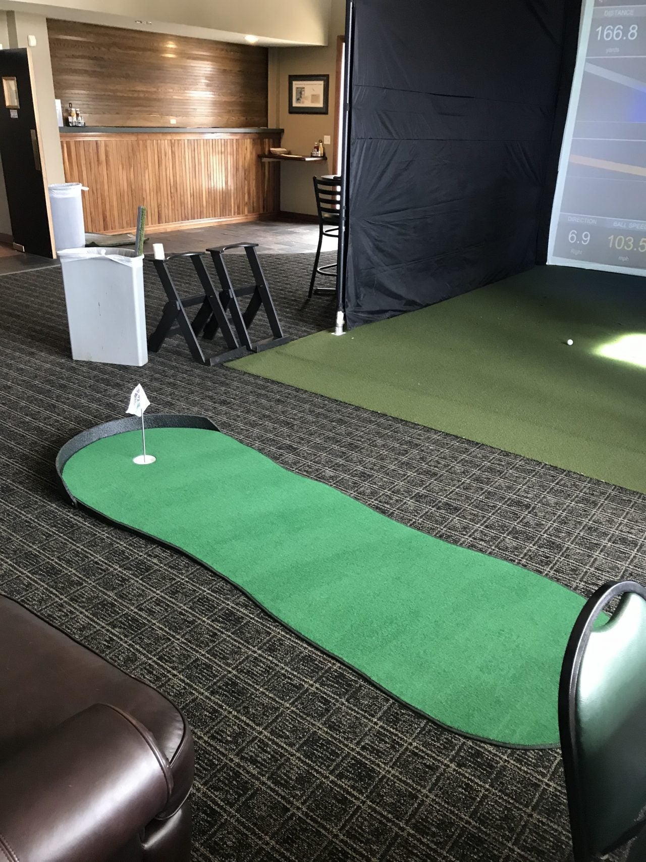 Big Moss The Original Putting Green indoor golf mat - ALLBGT