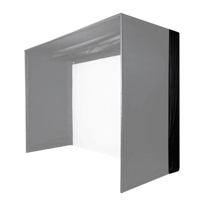 Carl's Place Back Cover Kit installed on C-Series Pro Golf Simulator enclosure - ALLBGT