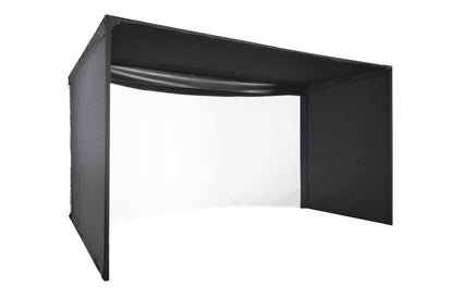 Carl’s Place Curved Golf Simulator Enclosure Kit with Impact Screen - ALLBGT