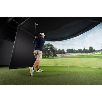 Carl's Place Curved Golf Simulator Enclosure Kit - With Premium Impact Screen - ALLBGT