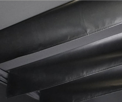 Side View of Golf Simulator Enclosure Safety Baffles by Carl's Place - ALLBGT